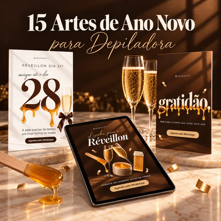 Bônus 3: 15 Artes de Ano Novo para Depiladora