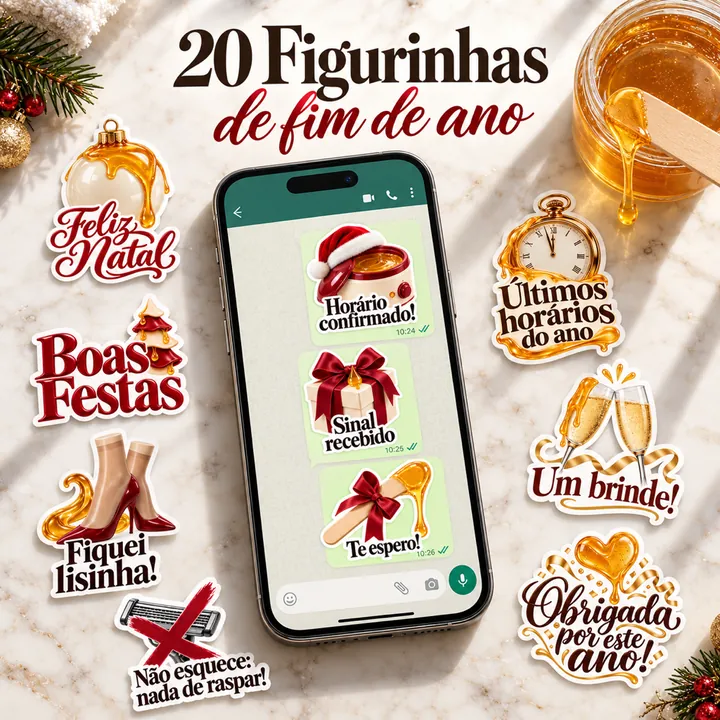 Bônus 4: 20 Figurinhas de Fim de Ano