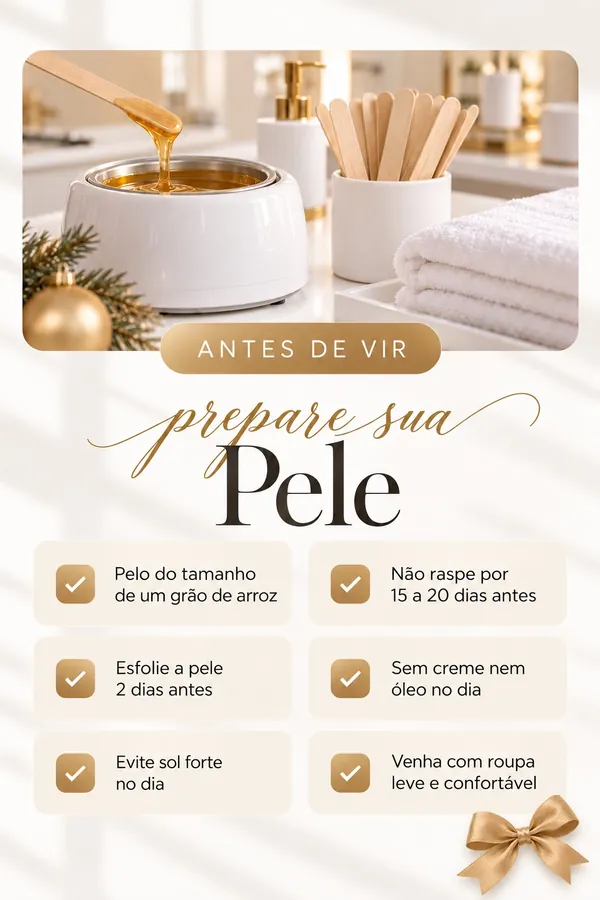 Antes de vir: prepare sua pele